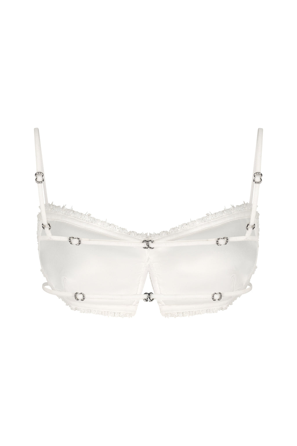 Executive Tweed Top White