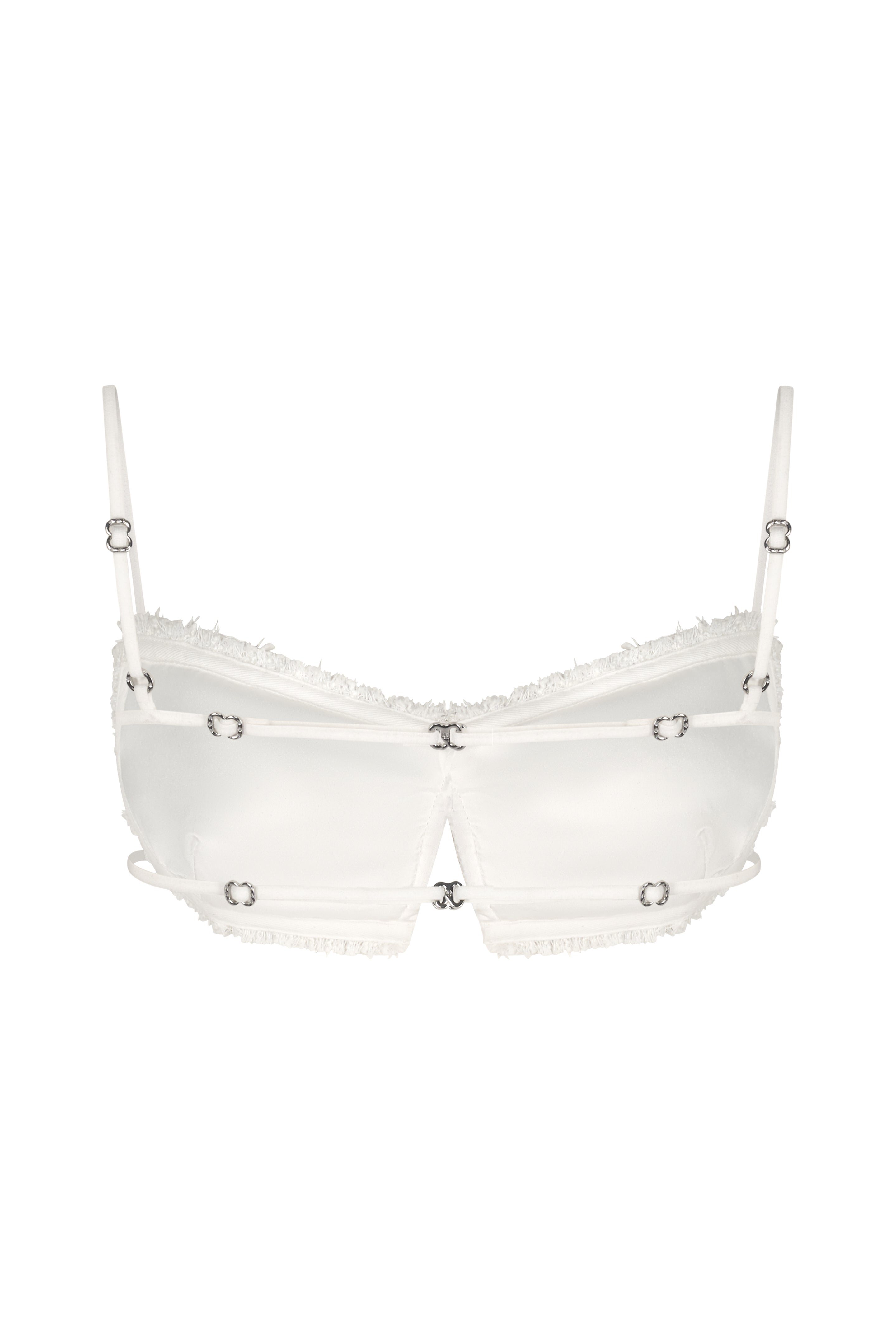 Executive Tweed Top White