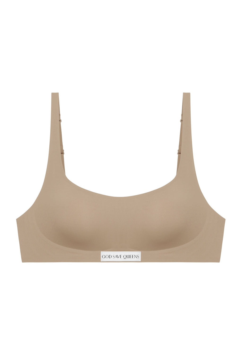 Second Skin Bralette Scoop-Neck Mocha
