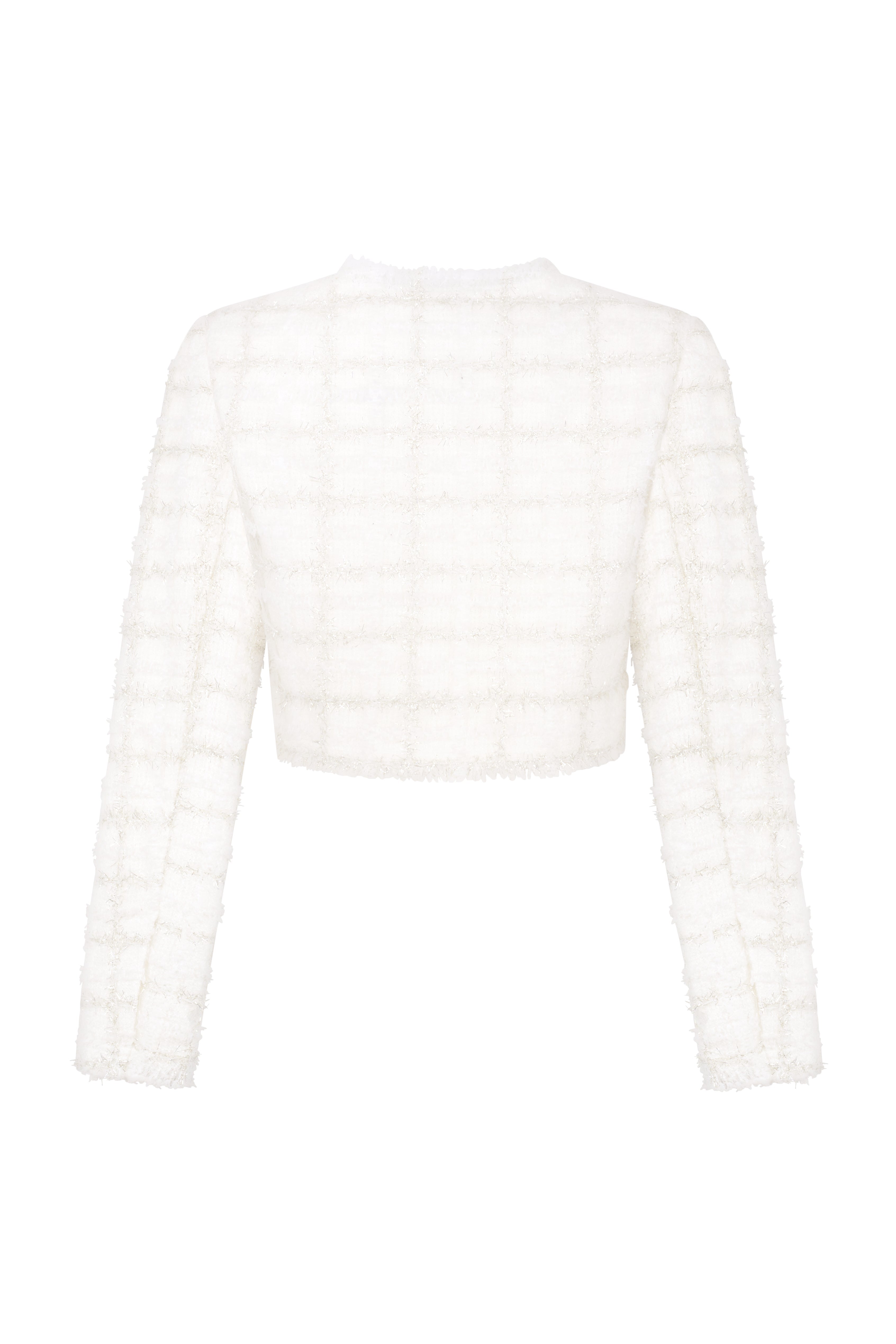 Executive Tweed Jacket White