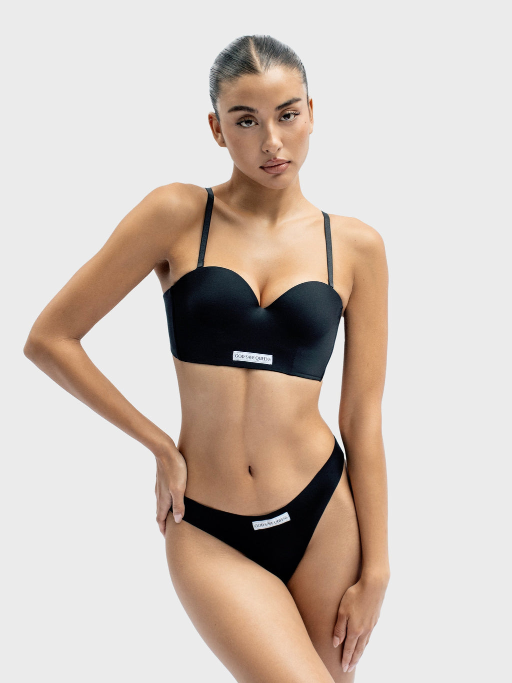 Second Skin Thong Black