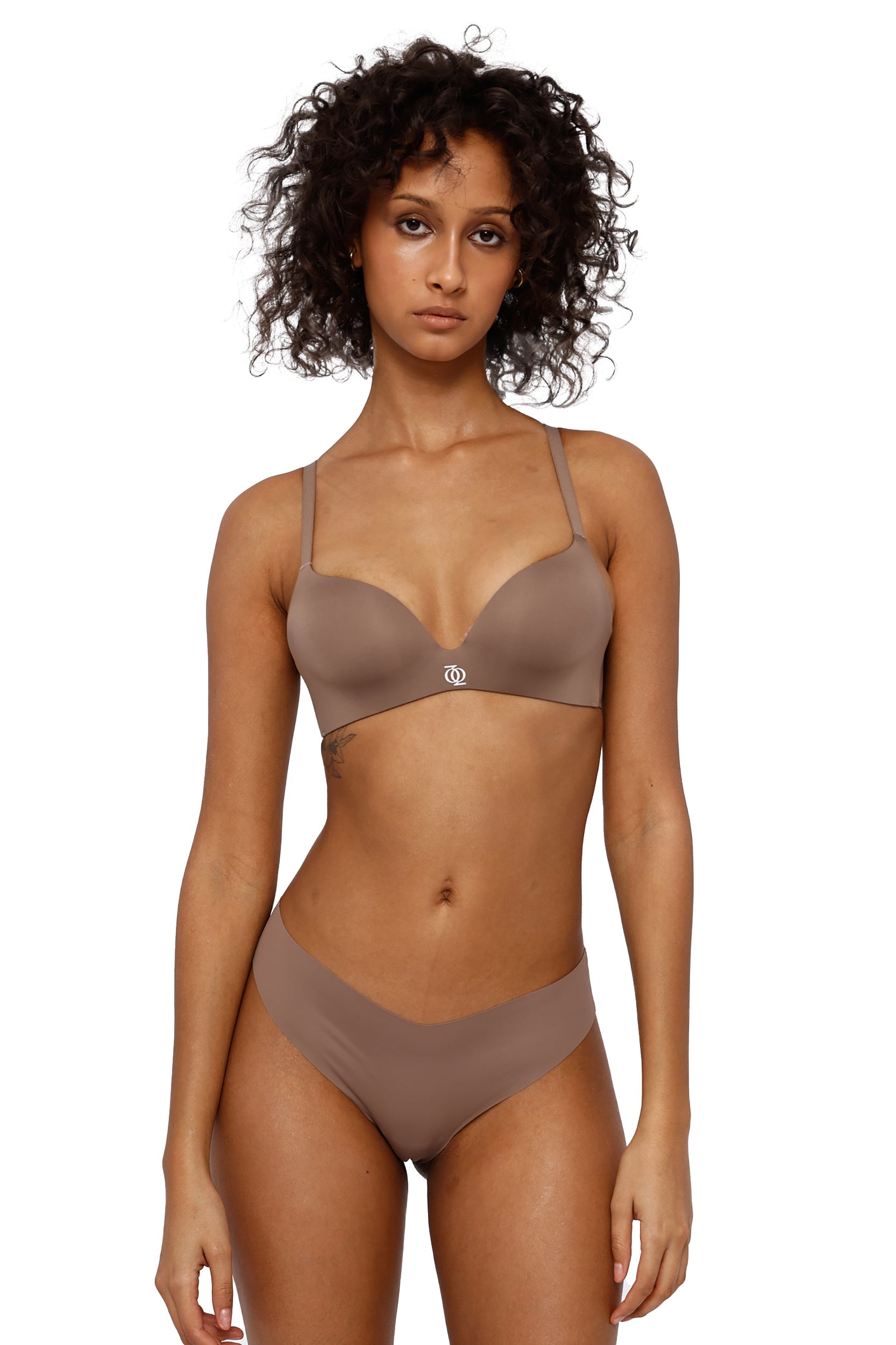 Second Skin Teardrop Bra Mushroom