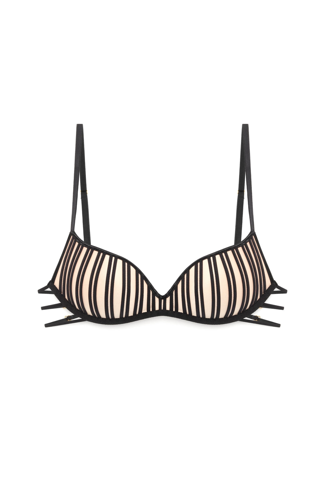Giselle Pretty Wild Push Up Bra Black